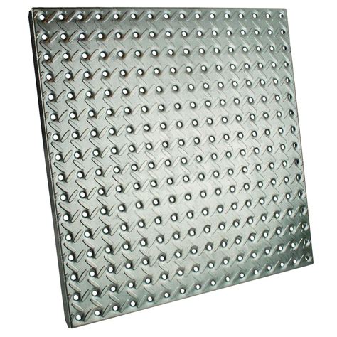 metal pegboard panels home depot